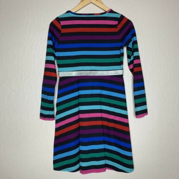 Lands End Multicolor Striped Skater Dress - Picture 5 of 7